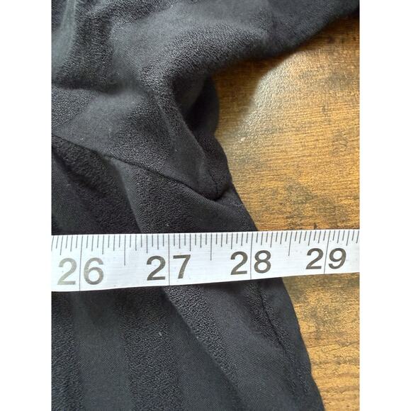 J. Jill Textured Appliqué Top Size 3X Blouse Black Boho - Picture 9 of 10